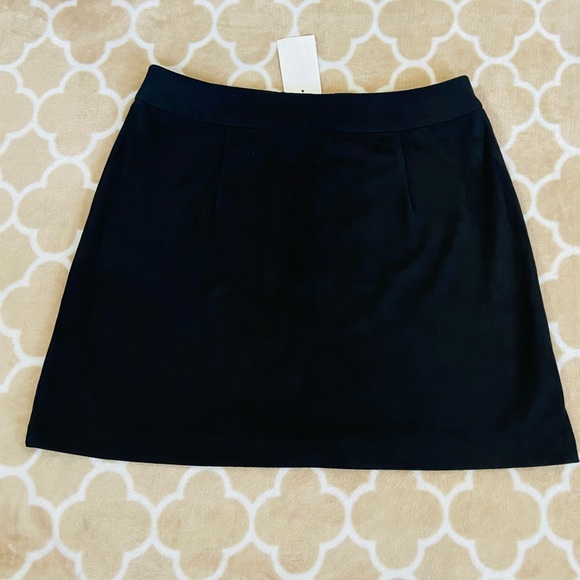 Black Faux Suede Mini Skirt - Picture 4 of 5
